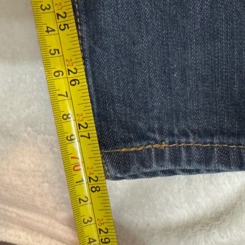Levis 508 Regular Taper Fit Jeans Mens 29x30 Dark Wash Indigo Blue Denim - Picture 5 of 6